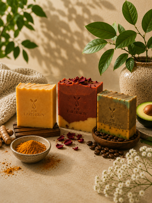 Golden Earth Ritual – Bundle Kit (3 Soap Gift Set)